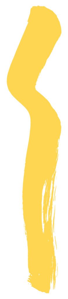 Pennellata gialla decorativa